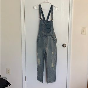 Pants - Denim overalls Pants - Denim overalls